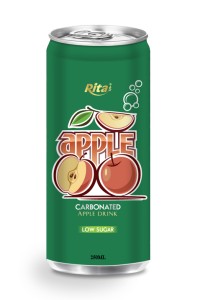 250ml 低糖苹果味碳酸饮料